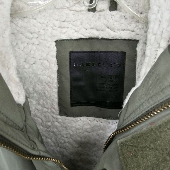 Oakley Green Puffer Coat Performance Men's  Size Medium Army Green - Picture 5 of 8